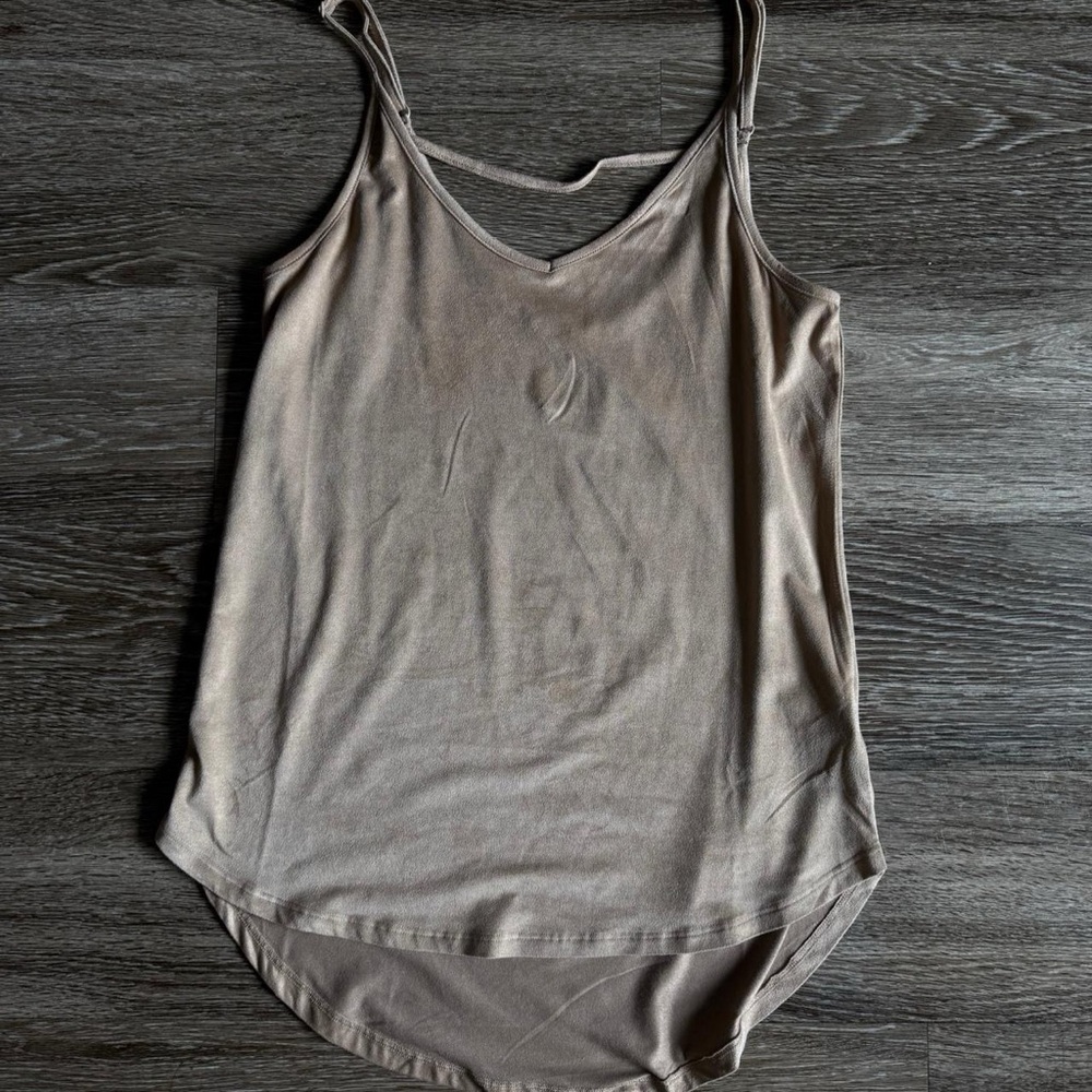 Shyanne Taupe Tank Top